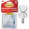 Command Wire Hook, 0.5 lb, 9-Hook, Plastic, Clear, 9PK 17067CLR-9ES - alternate 5
