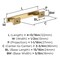 Amerock Triomphe 3-3/4 inch (96mm) Center-to-Center Champagne Bronze Cabinet Pull, 25PK 25VMP37091CZ - alternate 4
