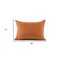 Homeroots 14" X 20" Orange Geometric Cotton Lumbar Throw Pillow 549450 - alternate 5