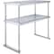 Amgood 18 in. x 36 in.  Stainless Steel Double Deck Over Shelf AMG DOS-1836 - alternate 1