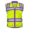 Dome75 OMNI Series OV6100 HiVis Class 2 Heavy Duty Utility Vest MD OV6124 - alternate 1