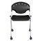 Regency Rico Classroom Training Mobile Stack Chair Armless - Black, 4PK K305-BK-4PK - alternate 3