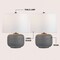 Jonathan Y Qualm 20" Coastal Farmhouse Textured Resin/Metal Rounded Barrel LED Table Lamp, Gray, 2PK JYL9208B-SET2 - alternate 5