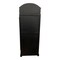 Homeroots Vintage Black Wooden Phone Booth Bar Cabinet 388605 - alternate 1