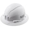 Klein Tools Hard Hat, ABS, Polycarbonate, 4 Point Ratchet with Pivot, Type 1, Class E, White 60400 - alternate 1