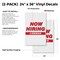 Signmission Lineman, Vinyl Decals Only 24 Inch x 36 Inch, Vinyl Decal, 2PK DSB-2436-2PACK-LINEMAN - alternate 2
