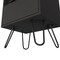 Homeroots 22" Black Wood Nightstand 543640 - alternate 6