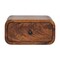 Homeroots 12" Chestnut Solid Wood One Drawer Floating Nightstand 653841 - alternate 1