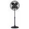 Good Housekeeping 16in Retro Pedestal Fan in Matte Black 92654-MB - alternate 1