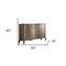 Homeroots 64" Taupe Solid and Manufactured Wood Eight Drawer Double Dresser 490473 - alternate 6