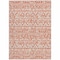 Homeroots 8' X 10' Coral And Ivory Southwestern Washable Indoor Outdoor Area Rug 594163 - alternate 8