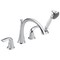 Delta Lahara Roman Tub with Handshower Trim T4738 - alternate 1