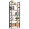 Simple Deluxe Book Shelf, 5 Tier Bookcase, Tall Bookshelf Modern Display Storage Shelf for Books, Movies, Cd, Ind 3A88HKBOCA5LBRN - alternate 1