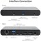 Siig USB-C THUNDERBOLT 3 40G DOCKING STATION, DUAL DISPLAYPORT 4K 60HZ, USB-A 10GBPS JU-DK0C11-S1 - alternate 6