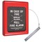Safety Technology International Fire Alarm Break Glass Cover, Glass, Polycarbonate, Surface Mount, 6 1/2 in W x 9 in H x 1 1/2 in D STI-4100 - alternate 1