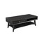 Homeroots 48" Black Solid And Manufactured Wood Coffee Table With Drawer 524171 - alternate 1