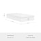 Martha Stewart SleepComplete 12 Inch Twin Medium Plush DA Cooling Gel Memory Foam Mattress w/Jacquard Quilted Top CL-MODH-12T-MS - alternate 14