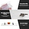 Fab Glass And Mirror Acrylic Shelf 6 x 30inces Chrome Bracket 3/4in Thickness Acrylic Pack of 1 AS19CC-6x30CH1P - alternate 5
