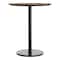 Flash Furniture Commercial 36" RD Natural HPL Tabletop with Black Bar Height RD Base ST-RD36-NAT-TR24B-GG - alternate 6