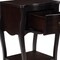 Homeroots Dark Brown Chocolate Single Drawer Night Stand 388902 - alternate 6