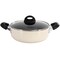 Oster Clairborne 3.6 Quart Nonstick Aluminum Caldero with Lid in Linen 142247.02 - alternate 1