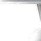 Homeroots 60" White and Black Marble and Stainless Steel Pedestal Base Round Top Dining Table 718897 - alternate 4