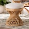 Bali & Pari Borneo Bohemian Light Honey Rattan Footstool 248-13735-ZORO - alternate 5