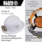 Klein Tools Hard Hat with Lamp, PC/ABS, 4-point Point Ratchet with Pivot, Type 1, Class E, White 60406RL - alternate 7