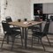 Regency Square Kee Breakroom Table W/ 4 Restaurant Stack Chairs, 42 in W, 42 in L, Noble Oak TB4242NOBPBK29BK - alternate 5