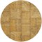 Homeroots 8' Peach Gray And Charcoal Round Patchwork Washable Indoor Outdoor Area Rug 581589 - alternate 5