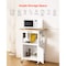 Vevor 43.7 in Kitchen Island Cart with Storage Mobile Storage Island 2 Drawers SR191276 - alternate 6