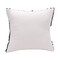 Homeroots 22" Navy and White Geometric Cotton Throw Pillow 534313 - alternate 6