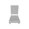International Concepts Solid Wood Traditional Dining Chair - Set of 2, White CI08-99P - alternate 3