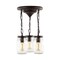 Jonathan Y Gaines 11" 3-Light Farmhouse Industrial Iron Mason Jar LED Semi Flush Mount, Oil Rubbed Bronze JYL7802A - alternate 10