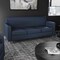 Flash Furniture HERCULES Diplomat Navy LeatherSoft Sofa with Clean Line-Stitched Frame and Chrome Legs BT-827-3-NVY-CHR-GG - alternate 7