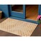 Homeroots 3' X 5' Peach And Rust Polka Dot Washable Indoor Outdoor Area Rug 615926 - alternate 1