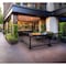 Factory 2U Commercial Patio Black Steel Bar Restaurant Fence Kit, 20ft L, 36in H, Flexible Layout, Powdercoat 805686 - alternate 3
