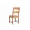 Homeroots Set of Two Brown Fabric And Wood Ladder Back Dining Side Chairs 565291 - alternate 7