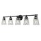Z-Lite Andree Matte Black 5 Light Vanity 1960-5V-MB - alternate 1