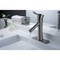 Anzzi Saga Series Single Hole Single-Handle Low-Arc Bathroom Faucet in Brushed Nickel L-AZ082 - alternate 5