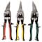 Vulcan Aviation Snip Set, 10-1/8 in OAL, Left/Right/Straight Cut, Chrome Vanadium Steel Blade JL-TS3PCS - alternate 1