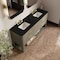 James Martin Vanities Lucian 72" Double Vanity, Pebble Oak, w/ 3 CM Phantome Eclos Widespread Top D704-V72-PBO-WPHT - alternate 5