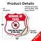 Signmission Beware Of Ticks Shield Sign Ticks May Be, 18 inch X 18 inch, Vinyl Decal, 2PK SHI-D-2PACK-18-362 - alternate 5