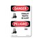 Signmission Safety Sign, OSHA Danger, 10" Height, Forklift Traffic Be Alert Bilingual, D-VI-1265 OS-DS-D-710-VI-1265 - alternate 1