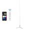 Jonathan Y Potts 60.5" Modern Contemporary Aluminum/Iron Integrated LED Post Floor Lamp, Chrome JYL7126B - alternate 6