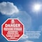 Signmission Danger Pesticide Storage Authorized, 6 inch X 6 inch, Plastic Sign, 2PK OC-P-2PACK-6-45 - alternate 6
