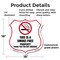 Signmission No Smoking Shield Sign This Is A Smoke F, 18 Inch X 18 Inch, Plastic Sign SHI-P-18-401 - alternate 5
