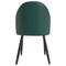 Leisuremod Paradiso Collection Modern Dining Seat in Green, with Light Grey Fabric Seat, 4PK PC50GLGR4 - alternate 7