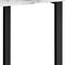 Homeroots 47" White and Black Wood and Metal Sled Computer Desk 489908 - alternate 3