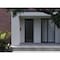 Vdomdoors Aluminum Door Iron 1600 Black Entry Steel Metal Classic Painted 36 x 92 (36 x 80+12)-Left Inswing IRON1600EXD-BLK-W36xH80+12-LH-I - alternate 4